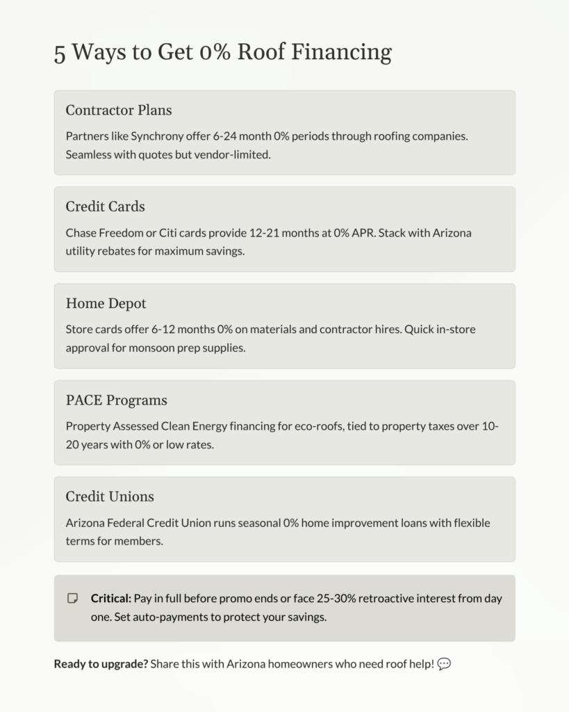 interest-free financing