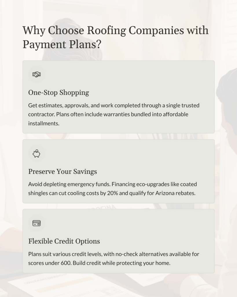 Roofing Companies with Payment 