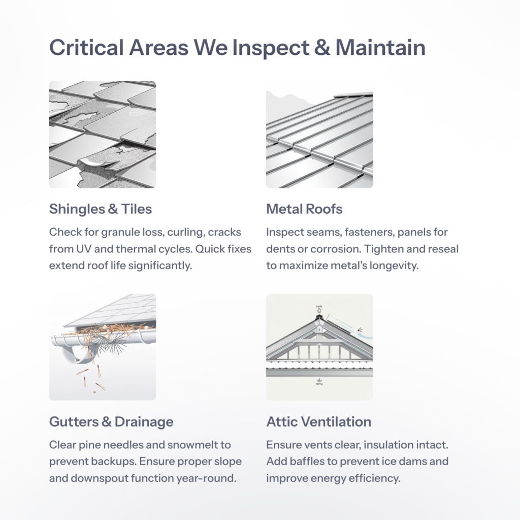 roof inspection key areas